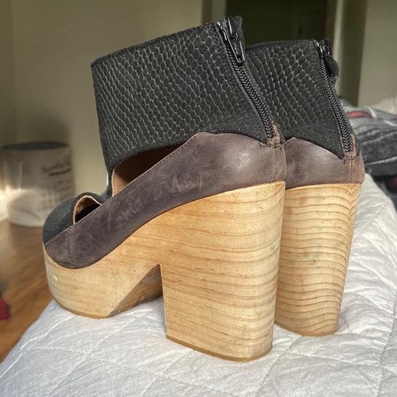 Free people chunky heels - Picture 2 of 3